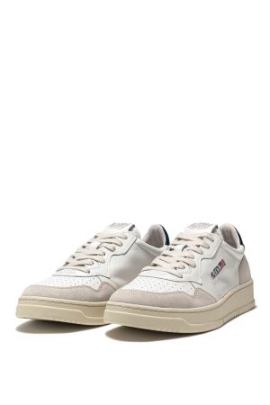 MEDALIST LOW LEAT/SUEDE WHT/