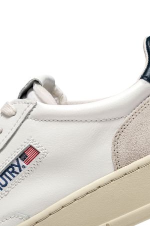 MEDALIST LOW LEAT/SUEDE WHT/