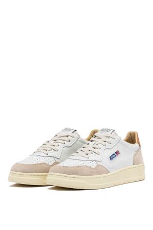 MEDALIST LOW LEAT-SUEDE WHT/