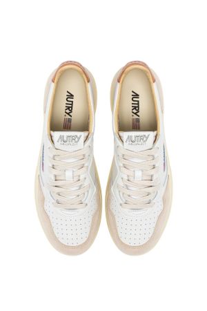 MEDALIST LOW LEAT-SUEDE WHT/