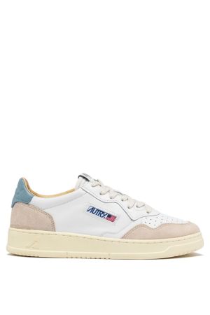 MEDALIST LOW LEAT/SUEDE WHT/