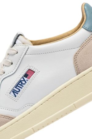 MEDALIST LOW LEAT/SUEDE WHT/