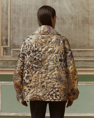 BRIGITTE GOLD FLOWERS