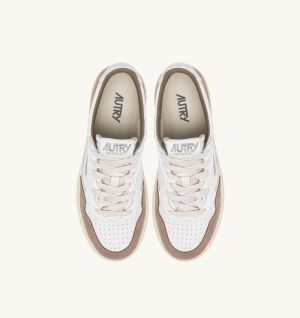 MEDALIST LOW GOAT/SUEDE WHT/