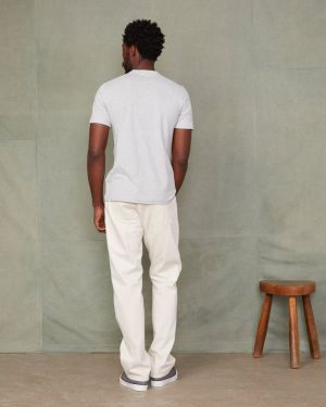 CNECK HEATHER GREY