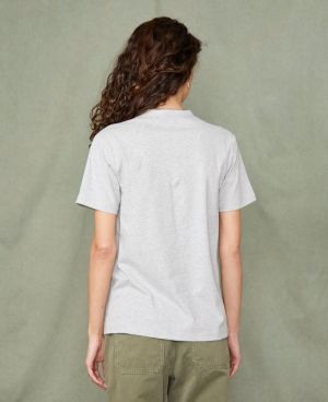 CNECK HEATHER GREY