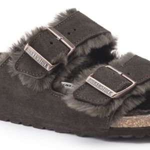 ARIZONA SHEARLING SUEDE FUR MOCCA