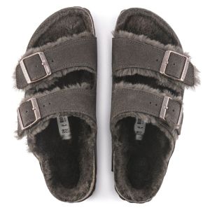 ARIZONA SHEARLING SUEDE FUR MOCCA