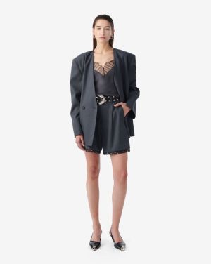 SABRINE GRY36/CHARCOAL
