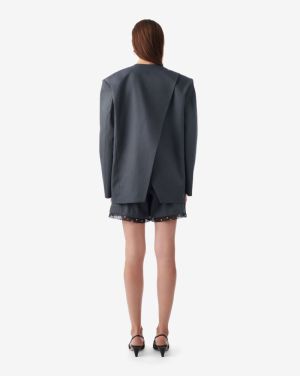 SABRINE GRY36/CHARCOAL