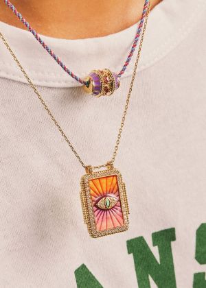 PINK RAINBOW EYE BOHEME OR