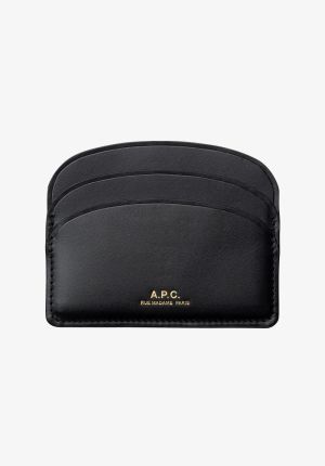 PORTE CARTES DEMI LUNE LZZ NOIR