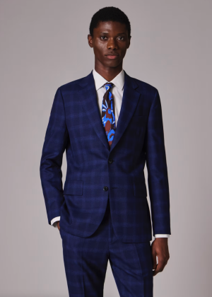 TAILORED FIT SUIT 47/BLEU