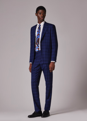TAILORED FIT SUIT 47/BLEU
