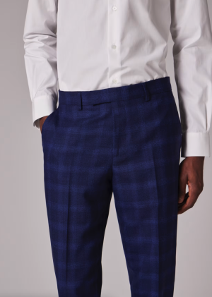 TAILORED FIT SUIT 47/BLEU