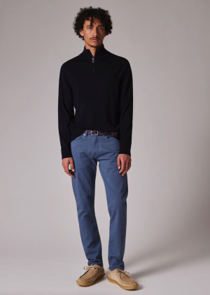 SWEATER ZIP NECK 49/DKNA