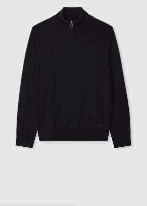 SWEATER ZIP NECK 49/DKNA
