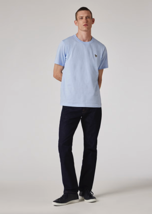 T-SHIRT ZEBRA 41E/ PALE BLUE
