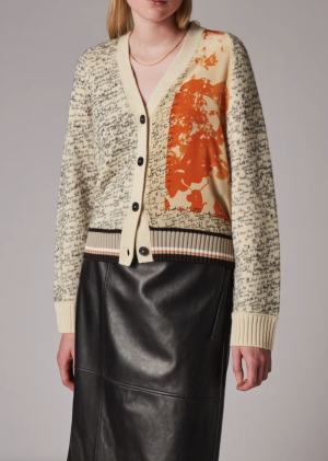 KNITTED CARDIGAN 25/RED