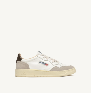 LEAT/SUEDE WHT/