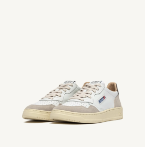 LEAT/SUEDE WHT/