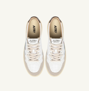 LEAT/SUEDE WHT/