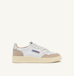 LEAT/SUEDE WHT/