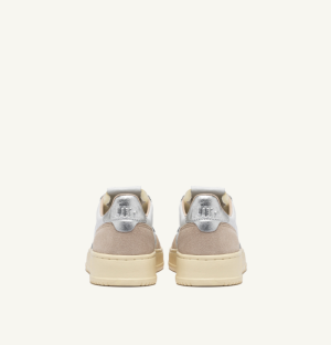 LEAT/SUEDE WHT/